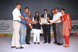 eIndia 2012 Award to Mother Project